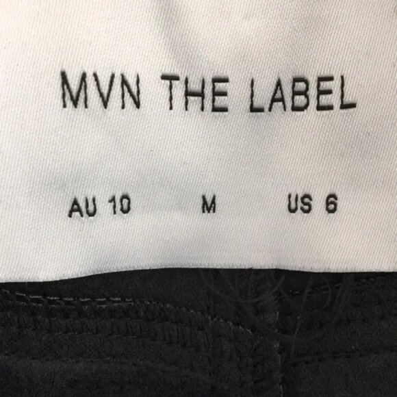 MVN The Label Eliza Faux Leather Wide Leg Pants - Picture 8 of 9